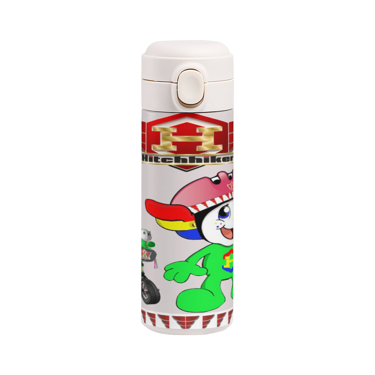 Dolly And Her Cat Personalized Insulated Tumbler,Stainless Steel Vacuum Insulated Mug(15oz/400ml)| Stainless Steel 304