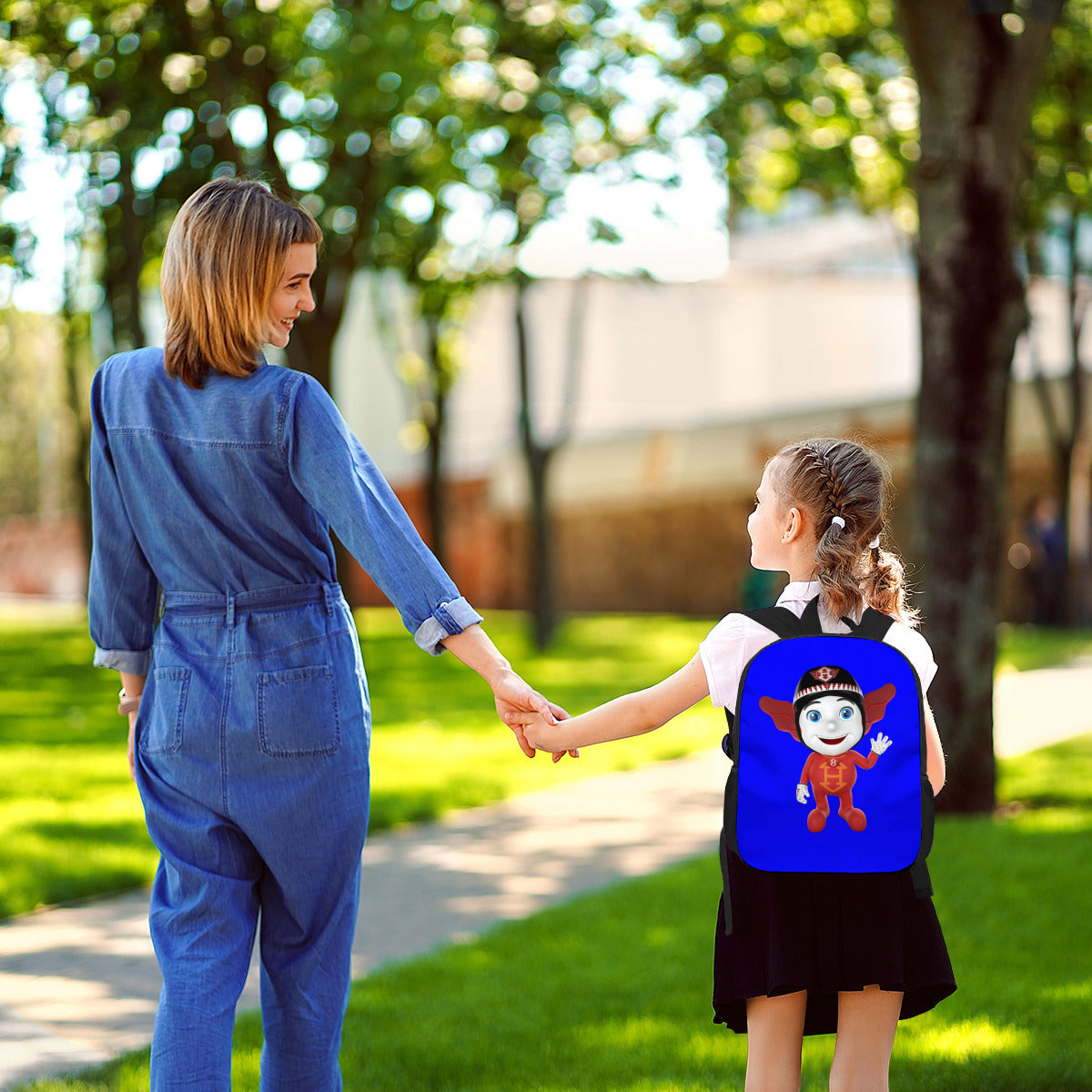 Hitch _Hi _Pose_ With _Helmet personalised children's School Bag | Polyester