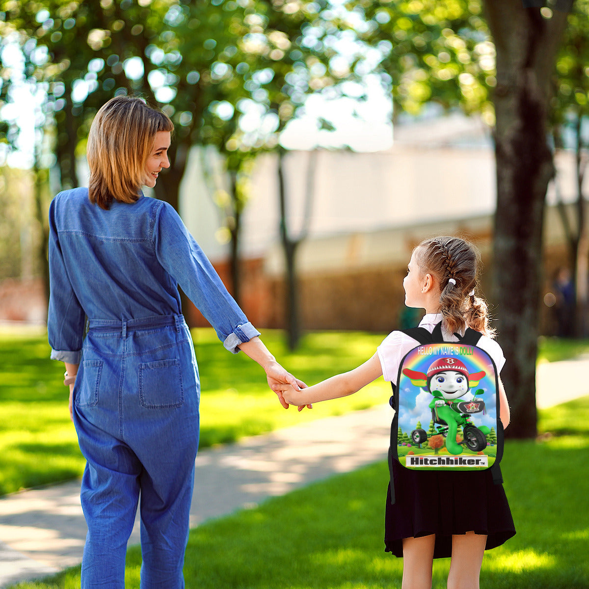 Dolly Hitchhiker Personalised Children's school bags｜Polyester