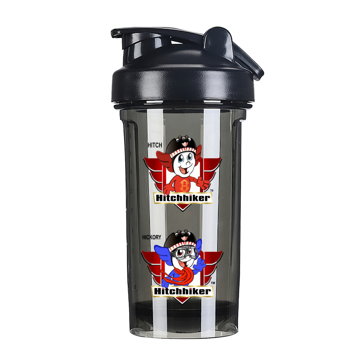 HICKORY AND HITCH WAVING INSIDE LOGO Plastic Water Bottle