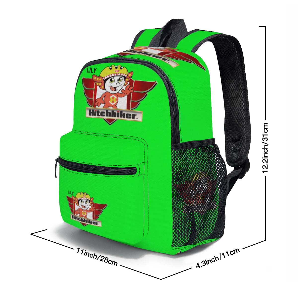 LILY ON THE LOGO Student Schoolbag (Multi-sided Design ) | Polyester