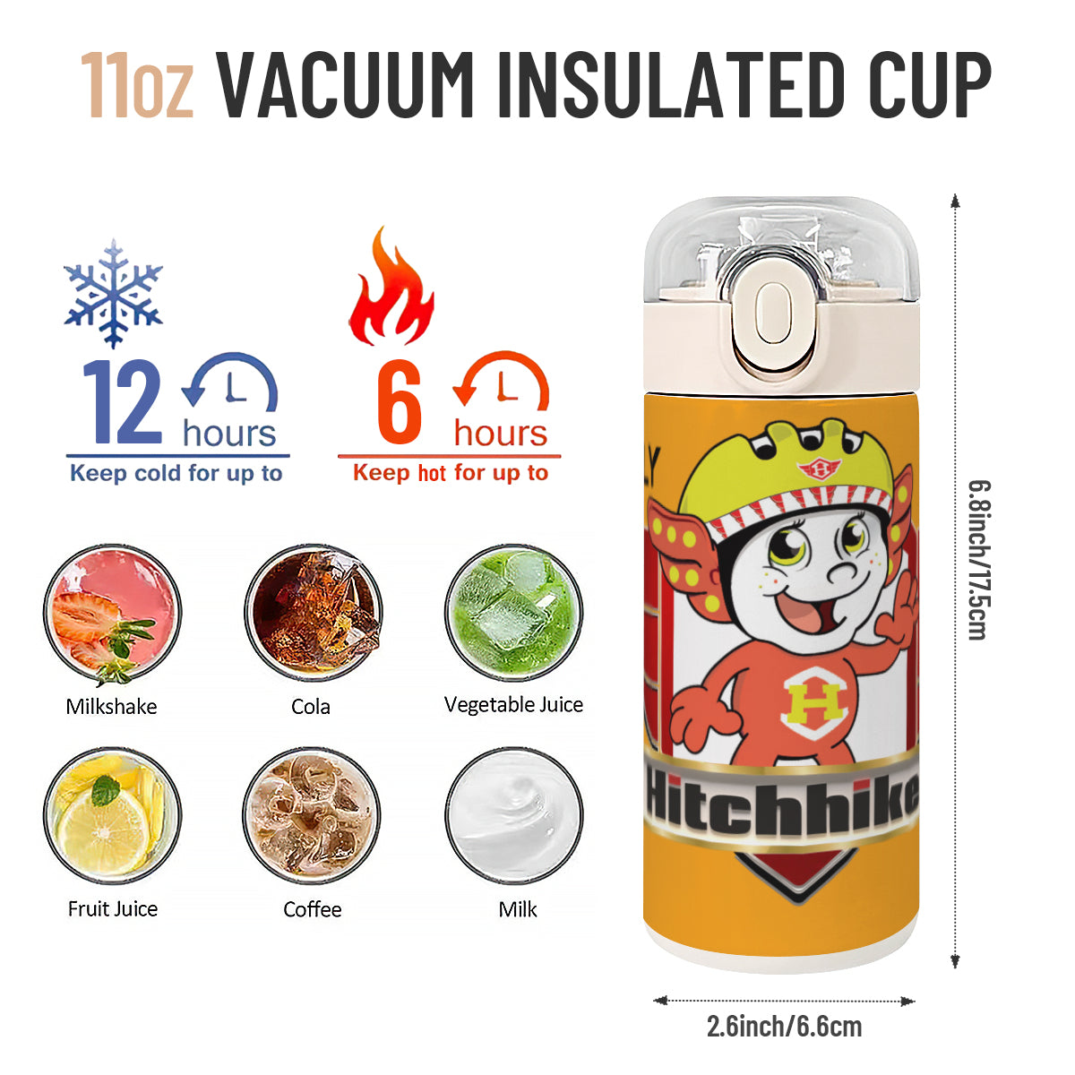 LILY ON THE LOGO Personalised Insulated Tumble ,Steeling Steel Vacuum Insulated Mug