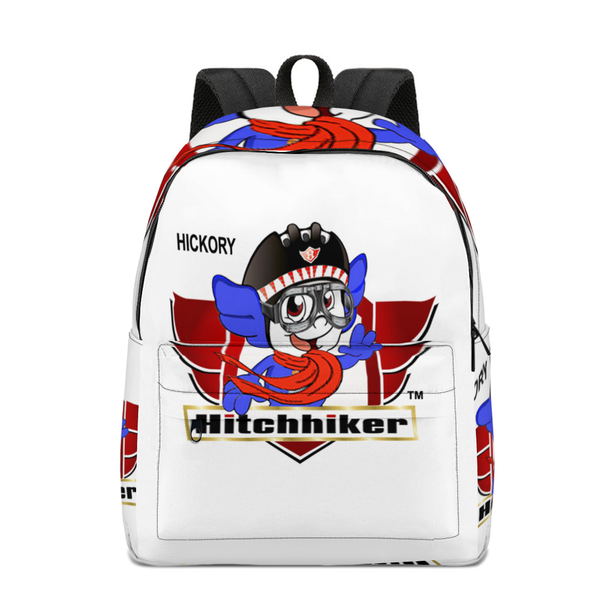 Hickory Waving Inside Logo Personalized Lightweight School Bag (No Side Pockets) | Polyester