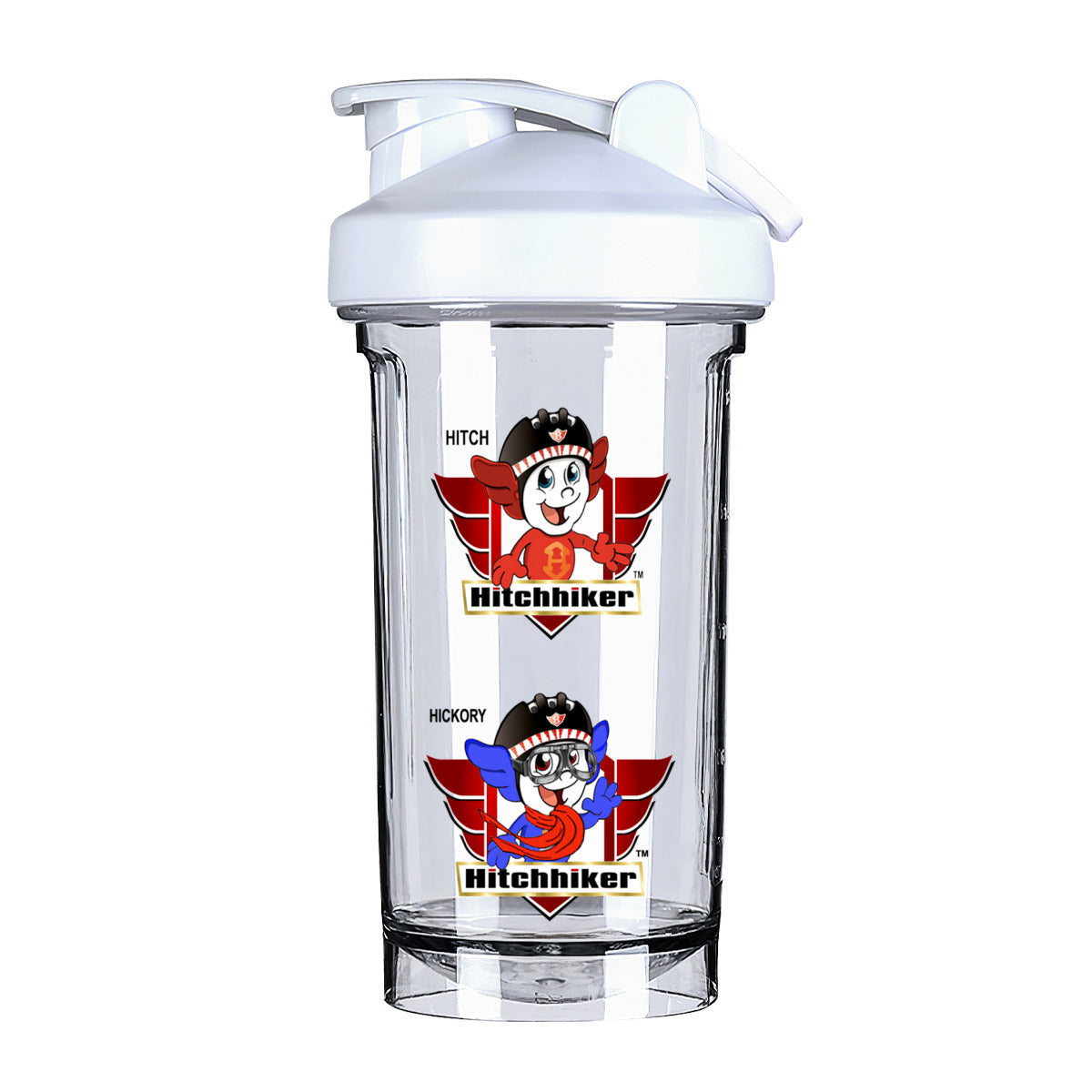 HICKORY AND HITCH WAVING INSIDE LOGO Plastic Water Bottle